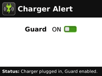 Charger Alert Screenshot